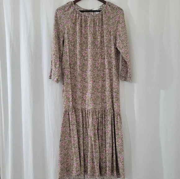 chinese dress ladies Lularoe 2023 Carina Tiered Maxi Dress 2XL Peach Tropical